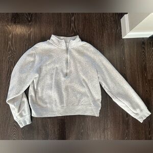 Fabletics Cropped Quarter-Zip Sweatshirt